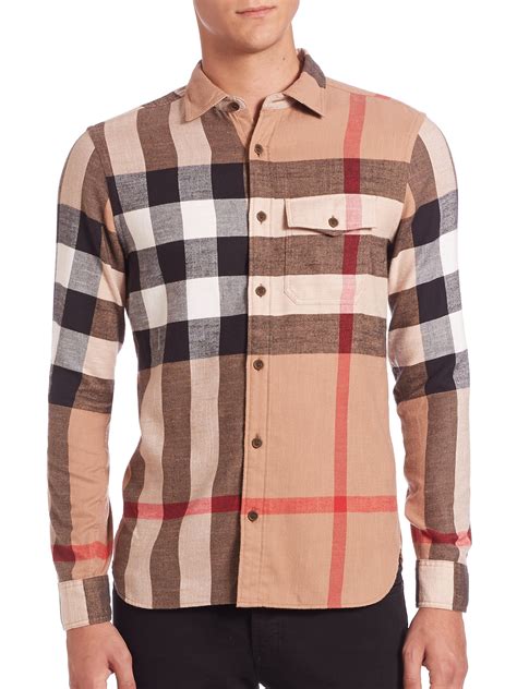 burberry men shirts on sale|discount burberry shirts men.